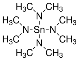 Tetrakis(dimethylamino)tin(IV) - CAS:1066-77-9 - TDMASn, (Me2N)4Sn, Tetrakis(dimethylamido)tin(IV), 32n(IV) dimethylamide, 17,ctamethylstannanetetraamine